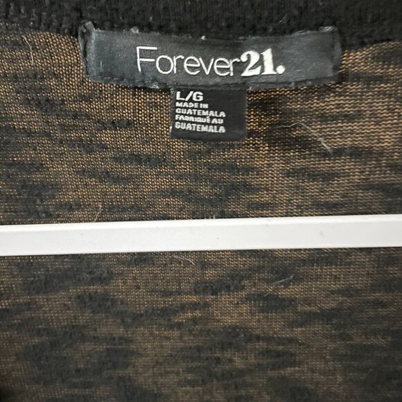 Women's Forever 21 Black Cardigan (L) - Picture 2 of 4
